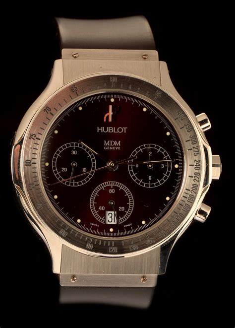 hublot mdm chronograph|hublot geneve chronograph titanium.